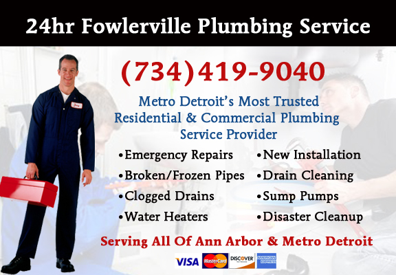 Fowlerville Plumber Service