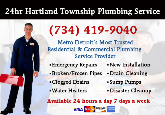 Hartland Township Plumber Service